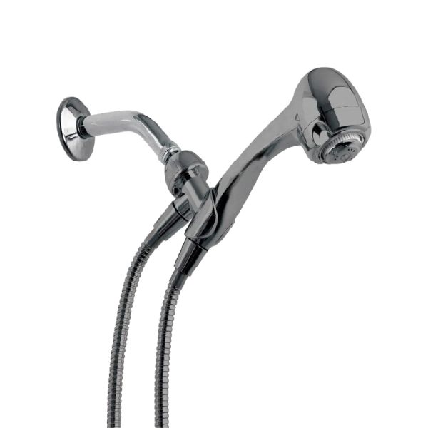 A brushed nickel Niagara Earth Handheld Showerhead N2945BN on a white background.