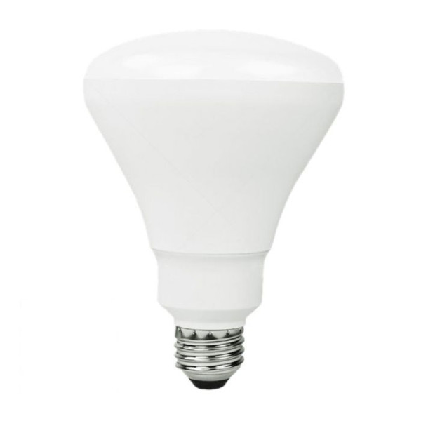 Floodlight BR30 Dimmable 65W Daylight LED lightbulbs in a 4-pack on a white background