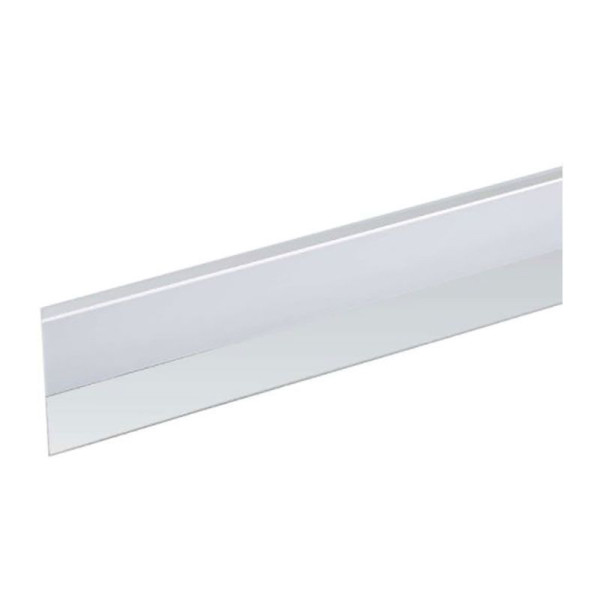 White Draft Blocking Door Sweep on a white background.
